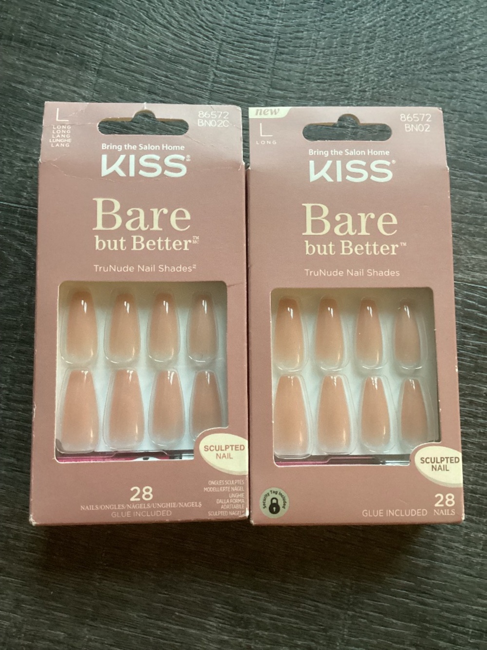 Kiss Bare But Better long nude nails